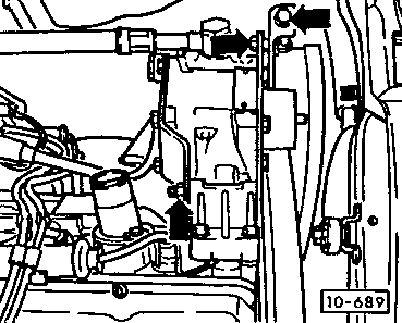10-689 Detaching hydraulic pump