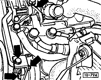 10-794 Remove accessory drive belts