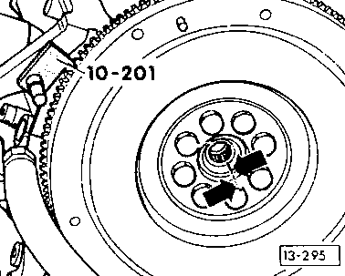 13-295 Removing and Installing the Flywheel