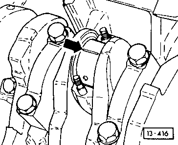 13-416 Using Plastigage to measure crankshaft tolerances