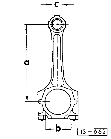 13-662 Connecting Rod Dimensions