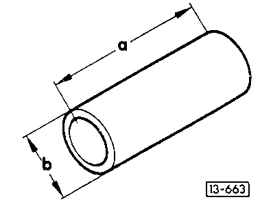 13-664 Gudgeon (wrist) pin dimensions