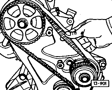 13-901 Checking Timing Belt Tension