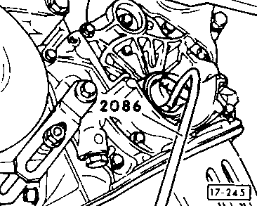17-245 Extract front crankshaft oil seal