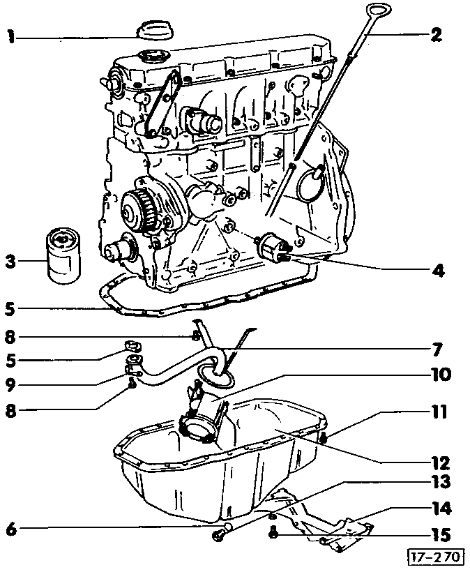 17-270 Lubrication System - Sump