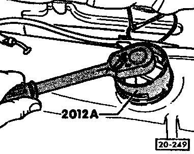 20-249 Removing the fuel gauge sender