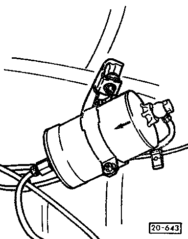 20-643 Fuel distributor filter