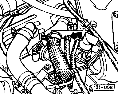 21-008 Detaching vacuum line from inlet manifold