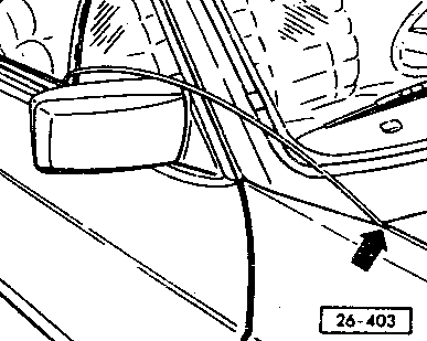 26-403 Running vacuum line into vehicle