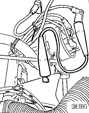 28-544 Grounding the high tension lead